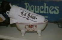 porte savon et serviette “le bain”