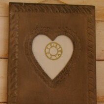 cadre métal « coeur »