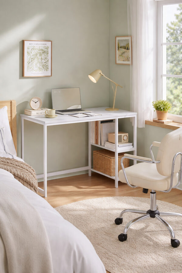 Bureau avec Rangement, Table d’Ordinateur – Image 2