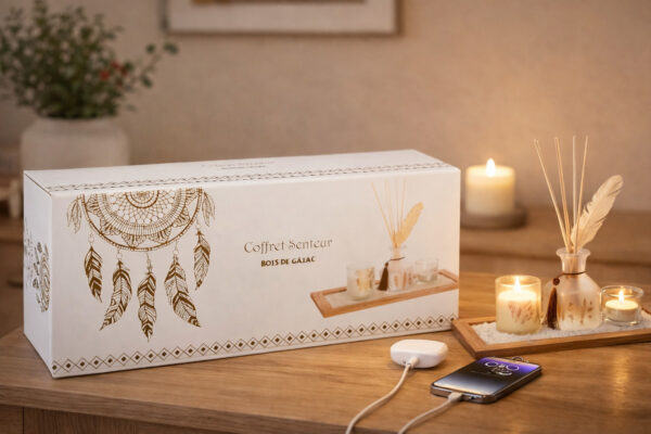 Coffret senteur Plume - bois de gaiac – Image 2