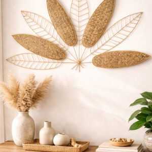 Déco Murale Feuille - métal