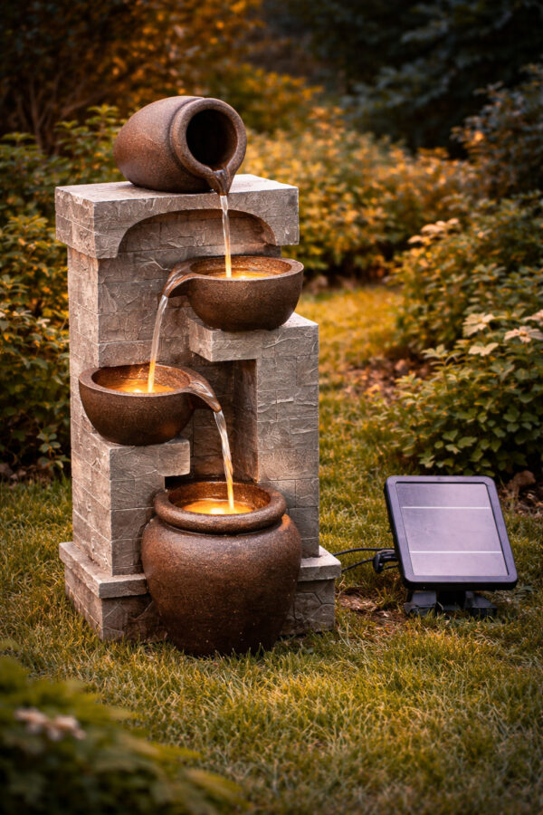Fontaine de Jardin Solaire – Image 3