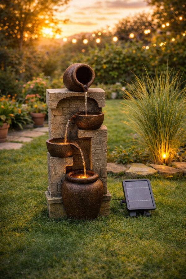 Fontaine de Jardin Solaire – Image 2