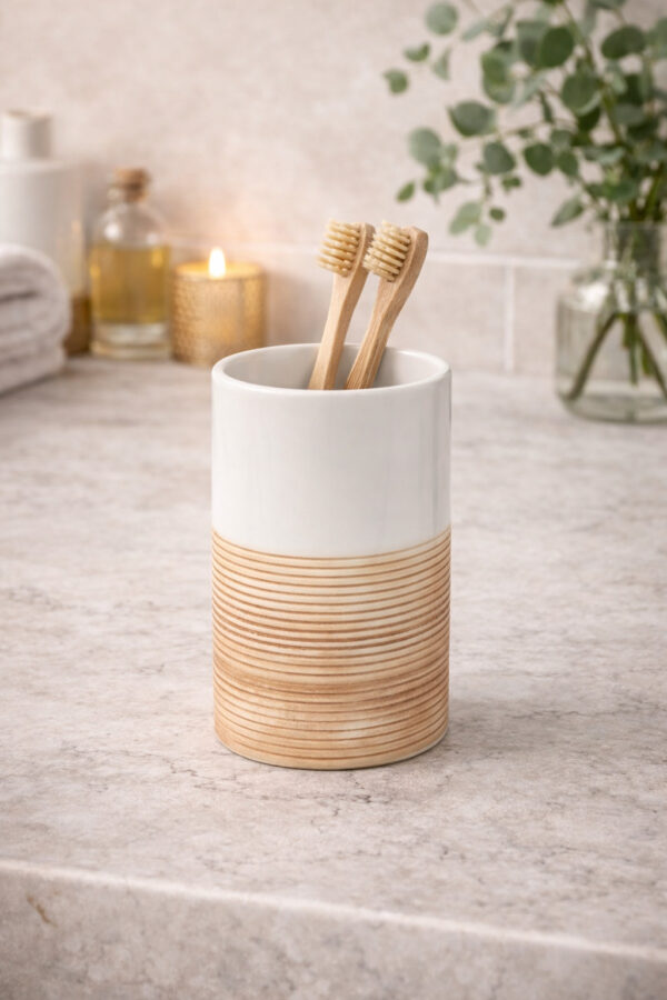 axentia ensemble d'Accessoires de Salle, Céramique – Image 5