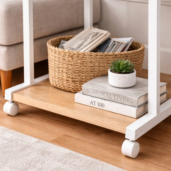 Bureau d'Ordinateur Portable Roulant – Image 3