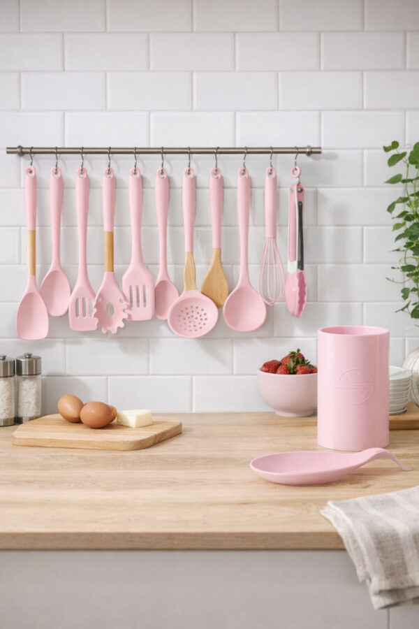 13 pièces set ustensile cuisine silicone – Image 3