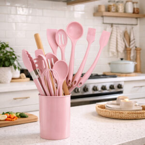 13 pièces set ustensile cuisine silicone