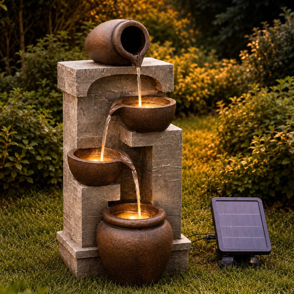 Fontaine de Jardin Solaire – Image 3