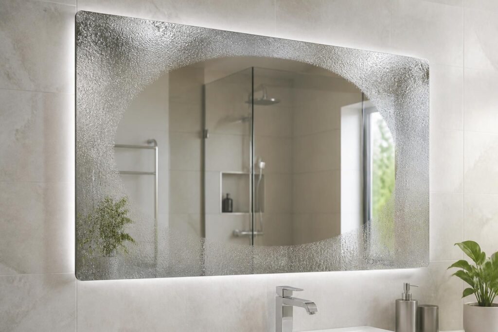 découvrez comment le miroir chauffant anti-buée améliore immédiatement la visibilité après une douche chaude en empêchant la formation de buée.