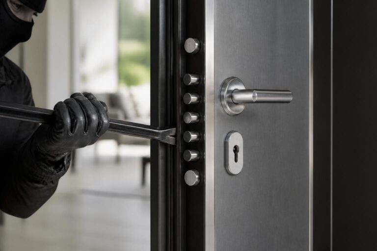découvrez comment une porte d'entrée blindée augmente la résistance maximale de votre domicile face aux tentatives d'effraction et renforce la sécurité de votre maison.