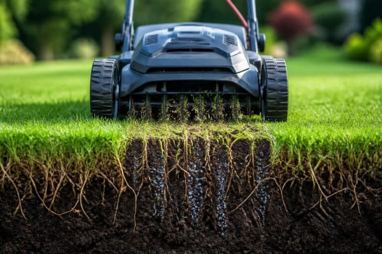découvrez comment le scarificateur électrique améliore l'oxygénation en profondeur du gazon, favorisant une pelouse saine et résistante.