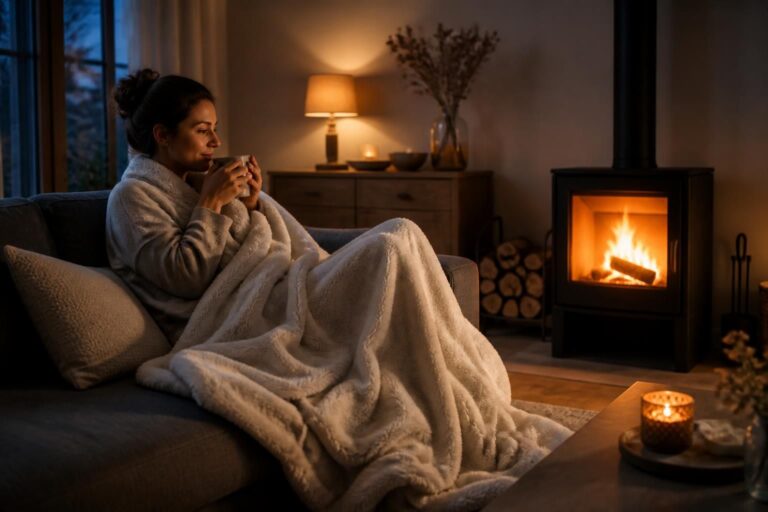découvrez comment un plaid polaire peut compléter efficacement un système de chauffage d'appoint pour vous offrir des soirées douillettes et chaleureuses.