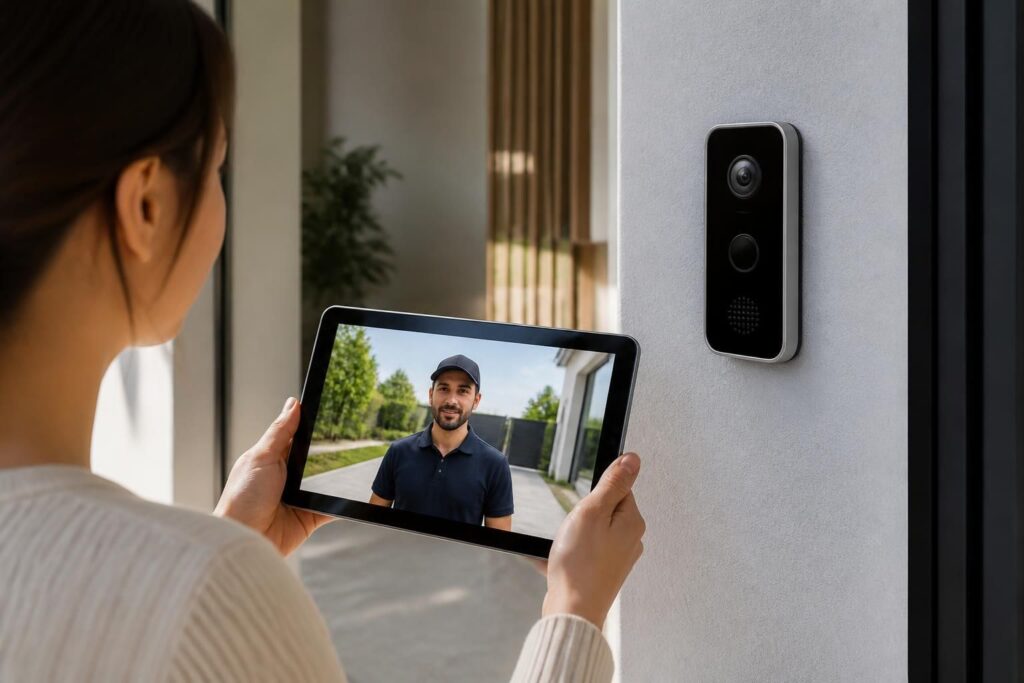 découvrez comment le visiophone ip facilite le contrôle visuel à distance des visiteurs, améliorant la sécurité et la gestion des accès en temps réel.