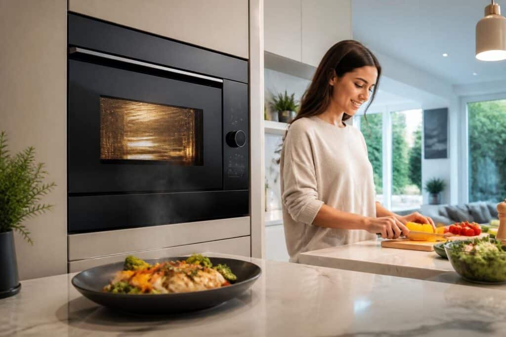 découvrez comment optimiser le gain de temps pour réchauffer vos plats grâce au micro-ondes combiné, une solution efficace et rapide pour une cuisine simplifiée.