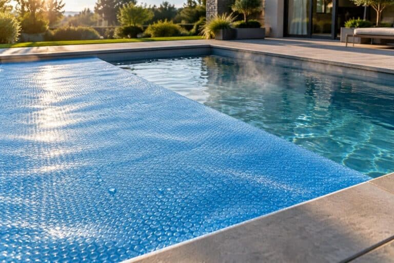 découvrez comment une bâche à bulles aide à conserver la température de l’eau de piscine, limite son refroidissement nocturne et améliore le confort de baignade.