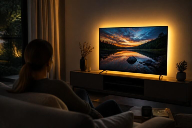 découvrez comment l'installation d'un ruban led derrière votre télévision peut réduire la fatigue oculaire en améliorant le confort visuel lors de longues sessions devant l'écran.