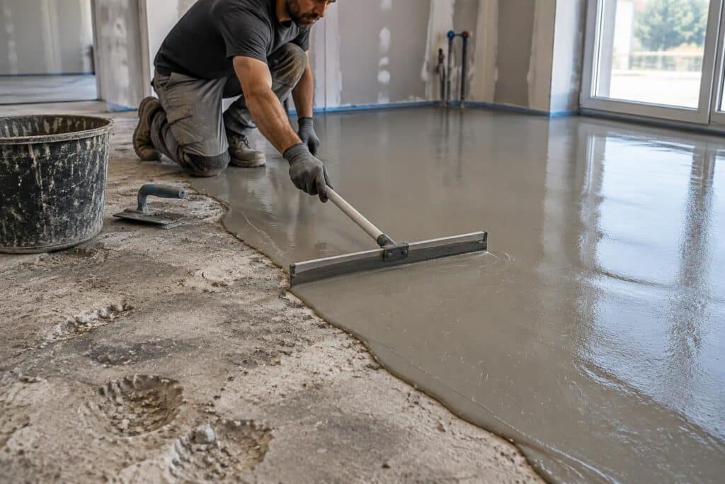 découvrez comment le ragréage fibré permet de corriger efficacement les irrégularités importantes du sol et de préparer une surface stable et durable.