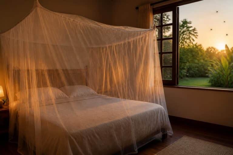découvrez comment le ciel de lit agit comme une barrière efficace contre les moustiques, alliant protection et confort pendant votre sommeil.