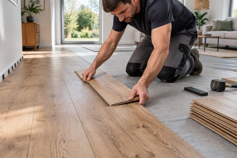 découvrez comment le parquet stratifié clipsable accélère la pose de votre revêtement de sol et simplifie vos travaux, sans colle ni clous.