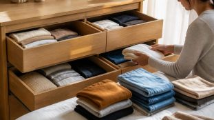 découvrez comment une commode à tiroirs optimise le tri et le rangement des vêtements pliés pour un espace organisé et fonctionnel.
