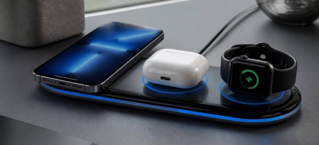 découvrez comment l'action du chargeur sans fil permet un rechargement continu et efficace de vos appareils, offrant confort et liberté d'utilisation sans interruption.