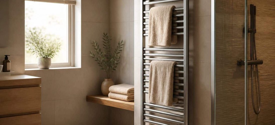 découvrez comment le sèche-serviettes électrique mixte optimise le chauffage combiné des serviettes et de la pièce pour un confort durable et une chaleur efficace.