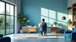 découvrez comment l'utilisation de couleurs froides peut améliorer la concentration en télétravail, favorisant un environnement de travail plus productif et serein.