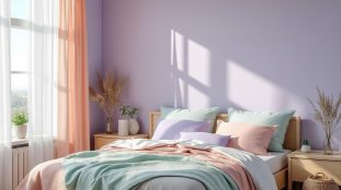 découvrez comment l'utilisation de teintes pastel dans la chambre à coucher favorise l'apaisement du système nerveux pour un environnement serein et relaxant.