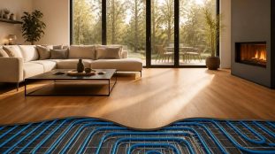 découvrez les avantages de l'association entre le plancher chauffant rafraîchissant et la diffusion d'une chaleur douce et uniforme pour un confort optimal toute l'année.