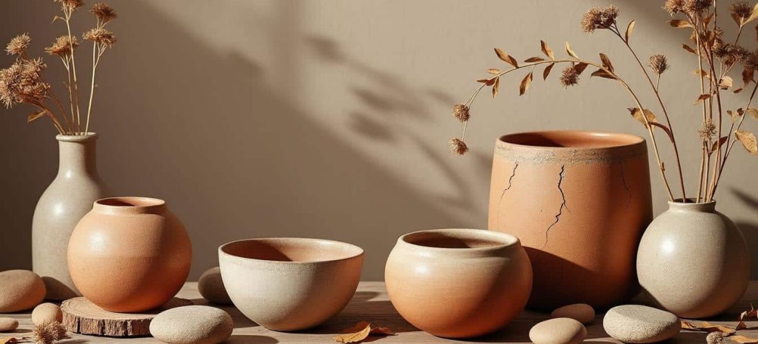 découvrez comment la célébration des imperfections artisanales est magnifiquement mise en valeur grâce à l'intégration de céramiques organiques, apportant authenticité et caractère à chaque création.