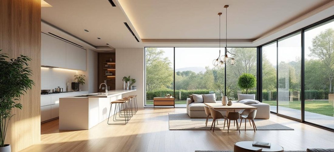 optimisez la circulation de la lumière naturelle en abattant les cloisons non porteuses, pour un intérieur plus lumineux et convivial.