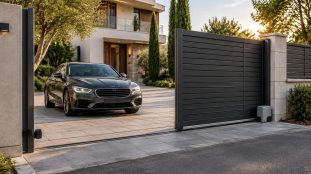 découvrez comment un portail coulissant motorisé facilite l’accès des véhicules grâce à une ouverture fluide, pratique et sécurisée.