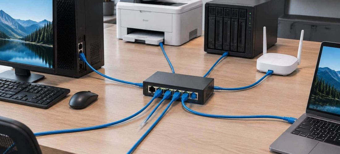 découvrez comment un switch ethernet permet de connecter plusieurs appareils à un même réseau filaire et d’étendre facilement le nombre de ports disponibles.