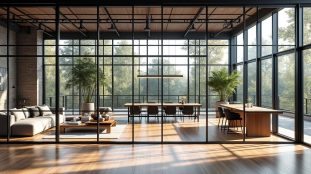 découvrez comment la pose de verrières d'atelier permet de structurer et délimiter élégamment les espaces de vie ouverts, alliant style industriel et fonctionnalité pour un intérieur moderne et lumineux.