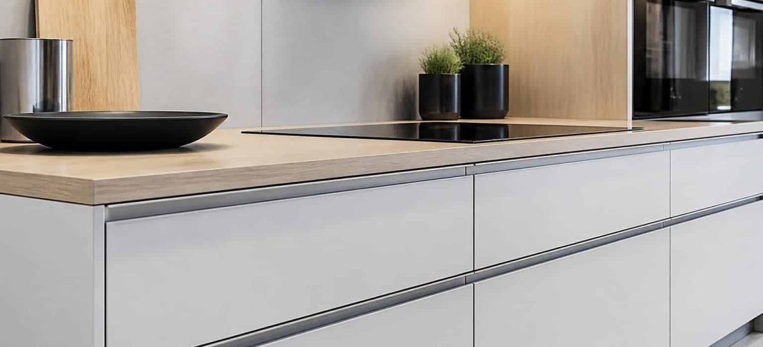 découvrez comment la pureté des lignes de votre cuisine dépend du choix des poignées profilées, alliant esthétique et fonctionnalité pour un design épuré.
