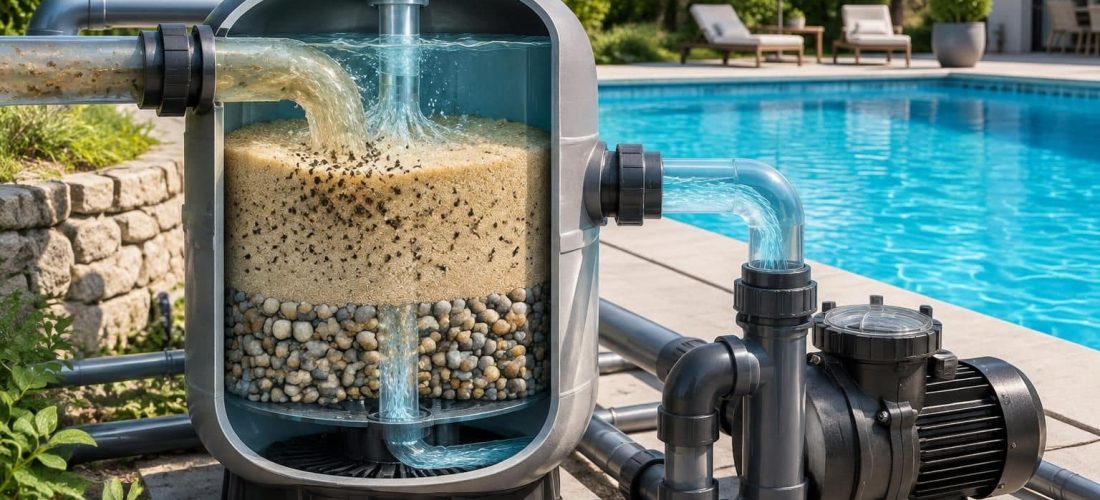 découvrez le rôle du filtre à sable dans la purification mécanique de l’eau de baignade et les facteurs qui influencent son efficacité.