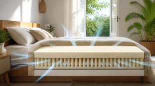découvrez comment un matelas en latex naturel améliore la ventilation naturelle de votre literie, assurant un sommeil frais et sain.