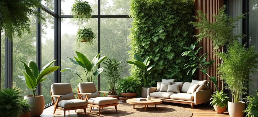 découvrez comment intégrer la nature à l'intérieur grâce aux principes de l'aménagement biophilique pour un environnement plus sain et apaisant.