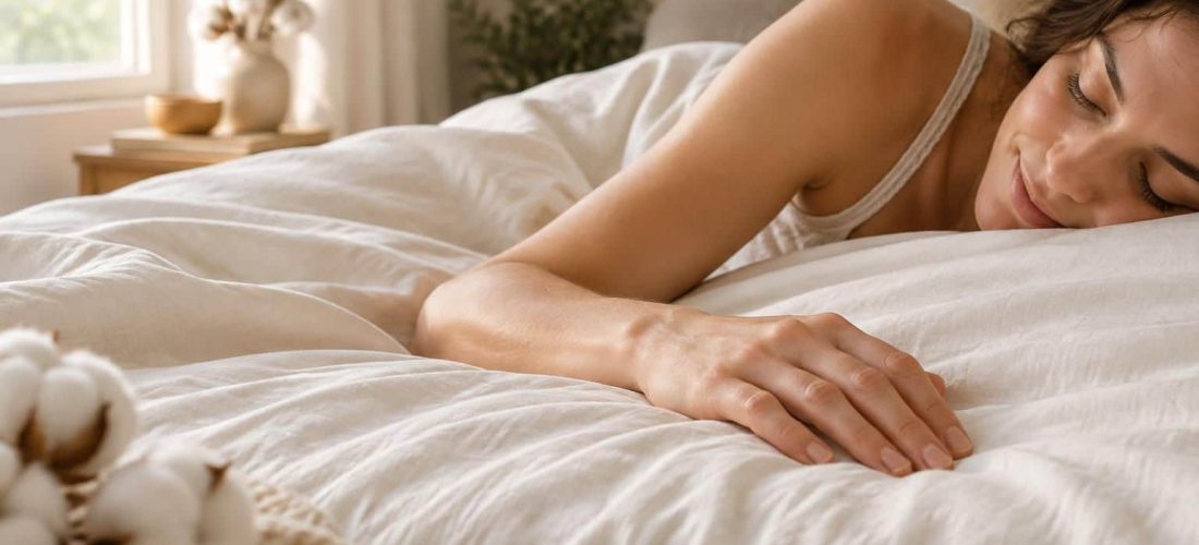 découvrez pourquoi un drap-housse en coton biologique peut contribuer au confort des peaux sensibles grâce à une matière douce et respirante.