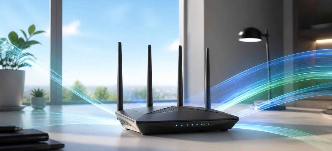 améliorez la stabilité de votre connexion internet avec un routeur wi-fi 6 performant, conçu pour offrir une connexion rapide et fiable dans toute votre maison ou bureau.
