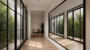 découvrez comment le miroir verrière peut être utilisé pour créer une illusion de fausse perspective de fenêtre, apportant profondeur et style à votre intérieur.