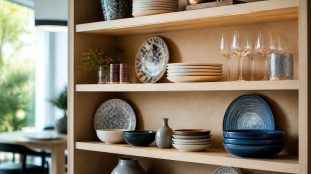 découvrez comment une étagère ouverte met en valeur votre vaisselle décorative, alliant praticité et esthétique pour sublimer votre intérieur.