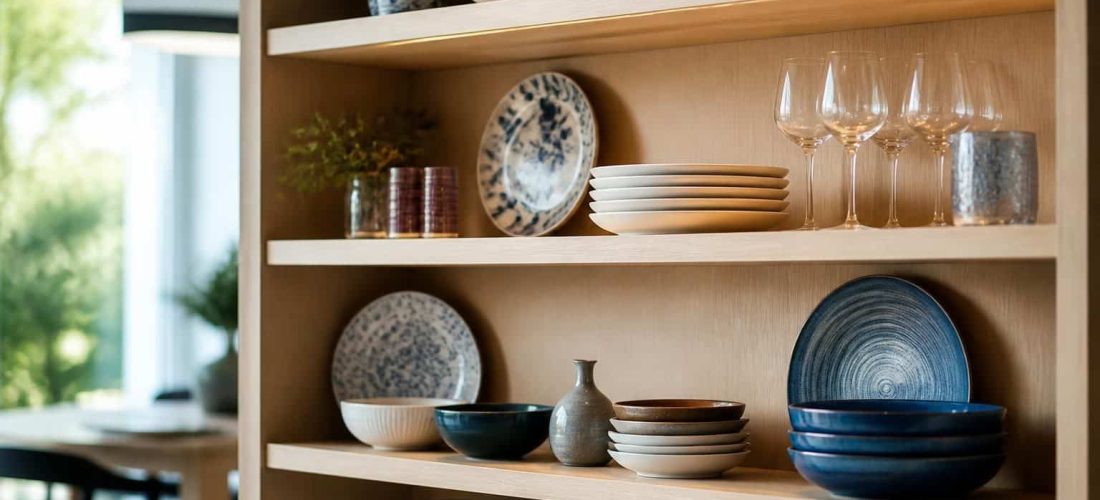 découvrez comment une étagère ouverte met en valeur votre vaisselle décorative, alliant praticité et esthétique pour sublimer votre intérieur.