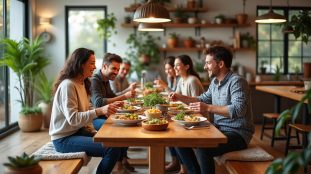 découvrez comment les bancs en bois massif renforcent la convivialité autour de la table à manger en créant un espace chaleureux et accueillant pour partager des moments uniques en famille et entre amis.
